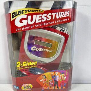 Electronic Guesstures Handheld Game of split Second Charades 2005 Adult NEW